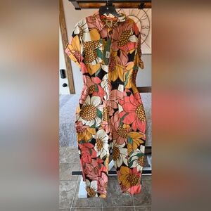 FARM Rio Multicolor Sunflower Jumpsuit